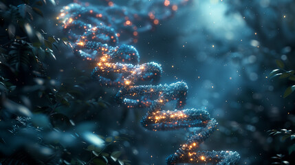 Fototapeta premium fantasy DNA graphic