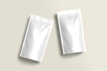 Pouch Packaging Blank Mockup