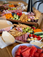 Grazing platter table