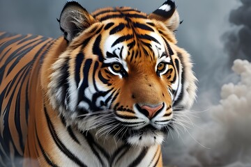 Fototapeta premium portrait of a bengal tiger