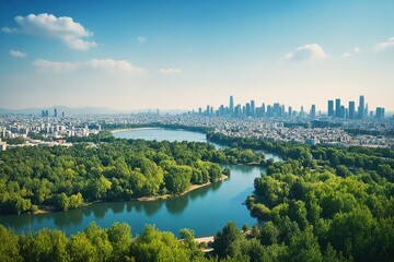 panorama of the river