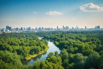 panorama of the city