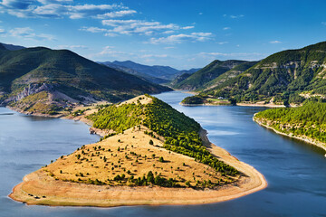 Arda River in Rodopi Mountains, Bulgaria