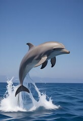 dolphin jumping in the water