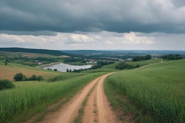 Obraz premium landscape with field
