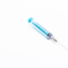 syringe isolated on white