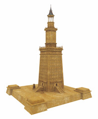 Leuchtturm von Alexandria, Freisteller
