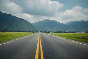 Fototapeta premium road in mountains