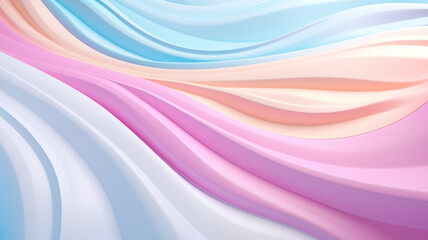 Flowing, aesthetically-pleasing pastel forms; background image