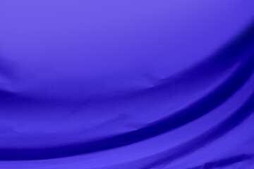 Blue cloth background abstract with soft waves