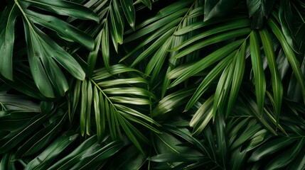 A close up of green leaves with a lush green background