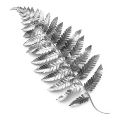 Silver fern leaf