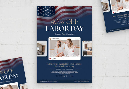 Labor Day Flyer Layout