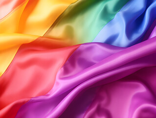 Obraz premium Textured colorful lgbtq flag background 