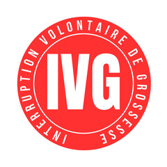 Symbole IVG interruption volontaire de grossesse