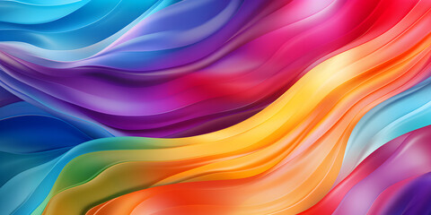 Abstract colorful wave rainbow background illustration