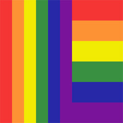 abstract background with rainbow. Pride flag illustration. Lgbt community symbol in rainbow colors. Vector backdrop for your design.