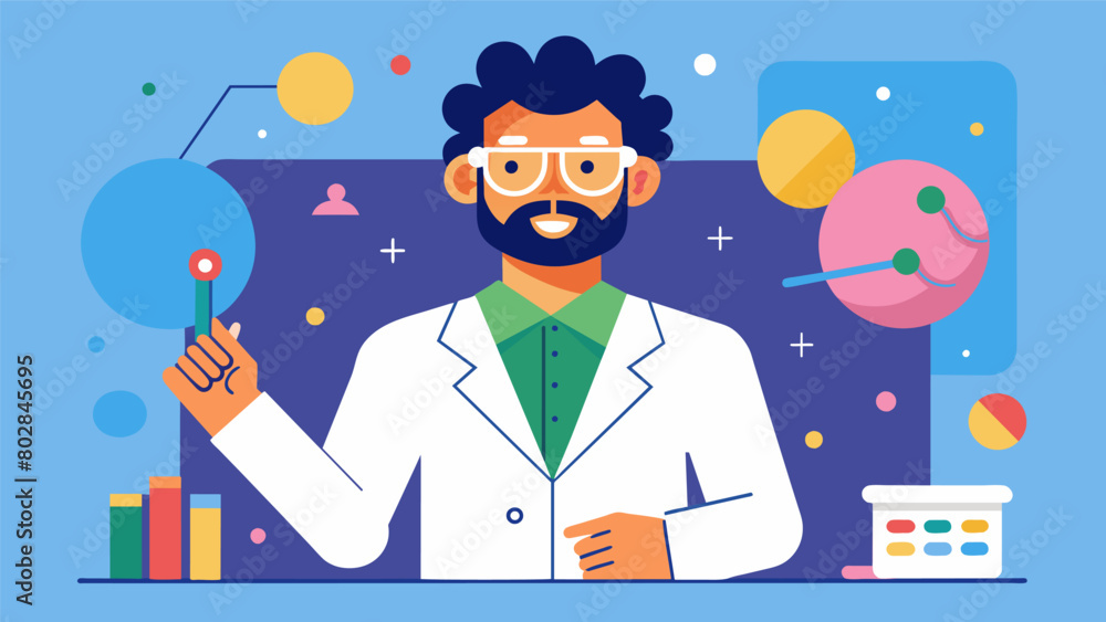 Poster a scientist with bipolar disorder uses their heightened creativity to design a new od for analyzing 