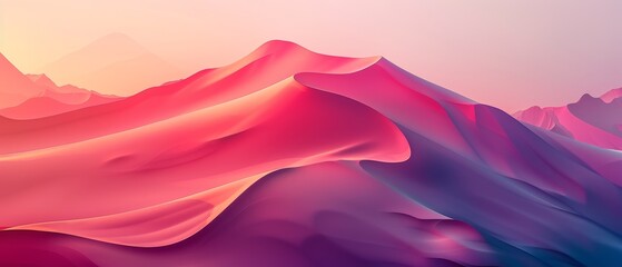 A minimalist desktop wallpaper with a subtle pink gradient and a minimalist design element