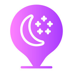 location gradient icon
