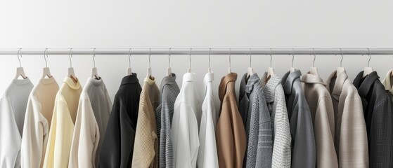 A minimalist wardrobe with a capsule collection of versatile clothing