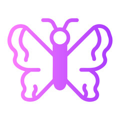 butterfly gradient icon