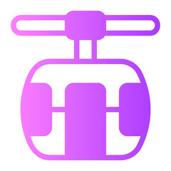 cable car gradient icon