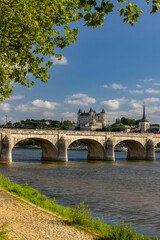 Obraz premium Chateau de Saumur (Saumur Castle), Pays de la Loire, France