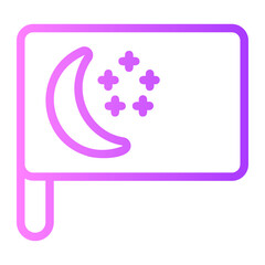 Singapore gradient icon