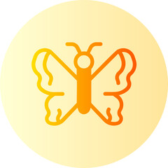 butterfly gradient icon