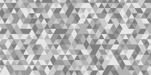 Seamless geometric pattern square shapes low polygon backdrop background. Abstract geometric wall tile and metal cube background triangle wallpaper. Gray and white polygonal background.