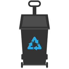 Trash Container, Recycle Bin, Waste Container