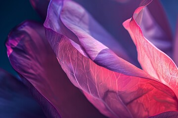 Vibrant Pink Petals in Abstract Macro Photography