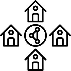Shared Housing Icon