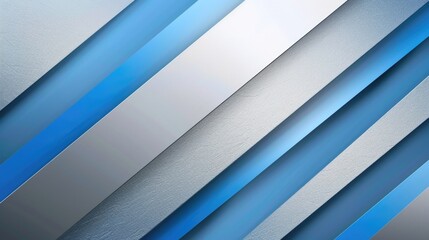 Obraz premium Abstract Blue and Silver Stripes Background Design