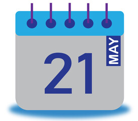 May Month Calendar Vector High Quality Editable