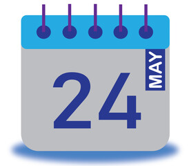 May Month Calendar Vector High Quality Editable