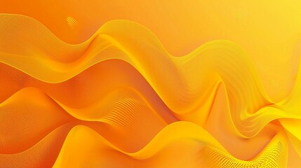 abstract orange background with smooth wavy lines. Abstract business presentation.