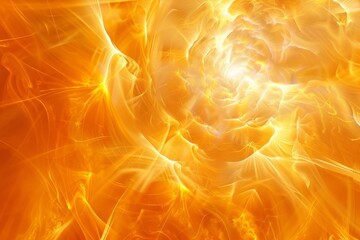 Golden Abstract Energy Swirls - Dynamic Background Concept