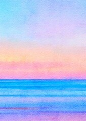 Abstract Watercolor Illustration Art