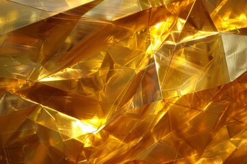 Golden Shimmering Foil Texture for Luxurious Background