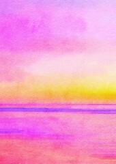 Abstract Watercolor Illustration Art