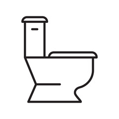 toilet icon. toilet pictogram icon.