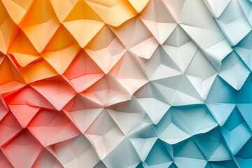 Abstract Colorful Geometric Shapes Background