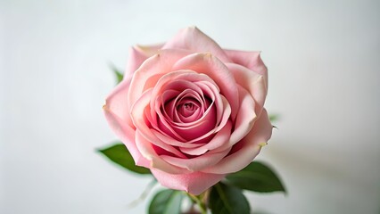 Romantic Pink Roses Bouquet  | Elegant Floral Arrangement on White