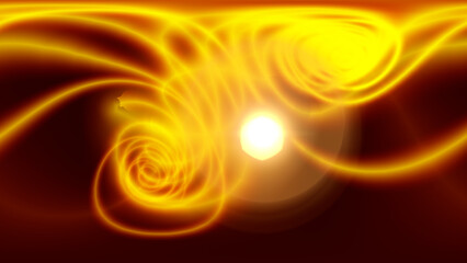 abstract background with fire