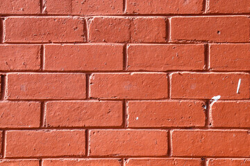 Obraz premium red brick wall background