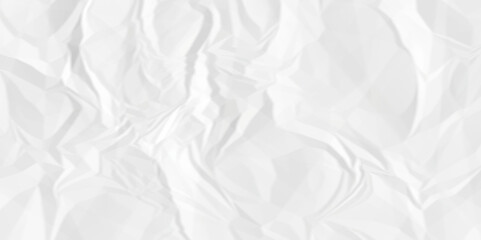 White crumpled paper texture. White wrinkled paper texture. White paper texture. White crumpled and top view textures can be used for background of text or any contents.