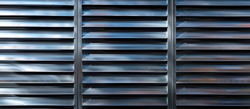 Aluminum louver for a textured or background effect.