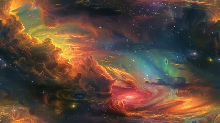 The image is an abstract painting